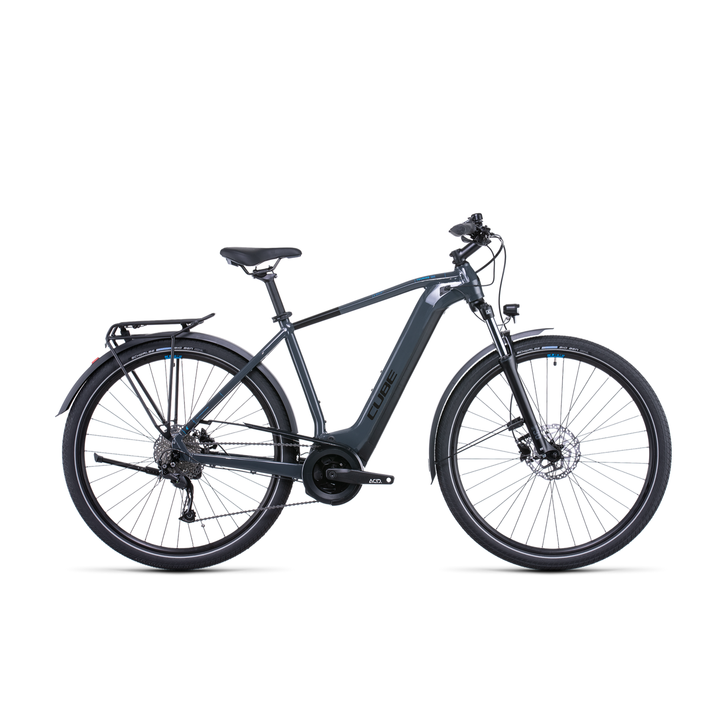 Cube Touring Hybrid ONE 400 Hybrid Bike Grey 'n' Blue