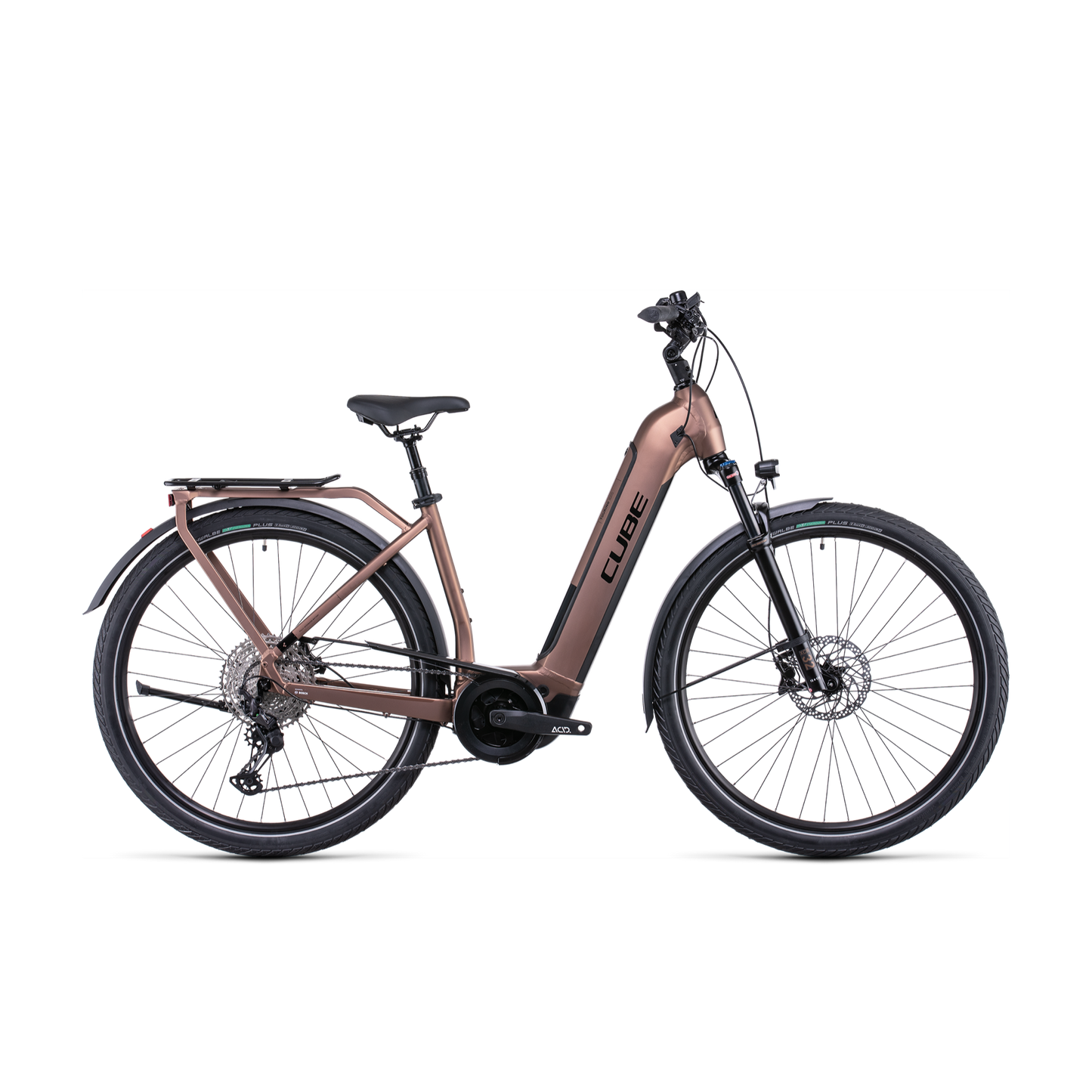 Cube Touring Hybrid EXC 500 EasyEntry Hybrid Bike Mocha 'n' Black