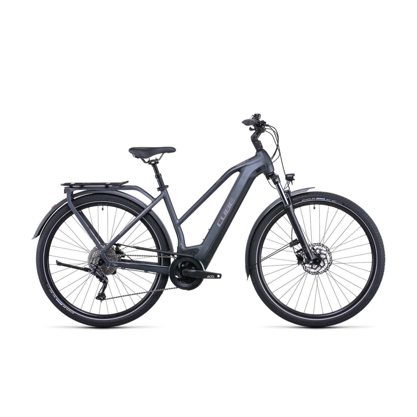 Cube Kathmandu Hybrid ONE 500 Trapeze Hybrid Bike Grey 'n' Teak