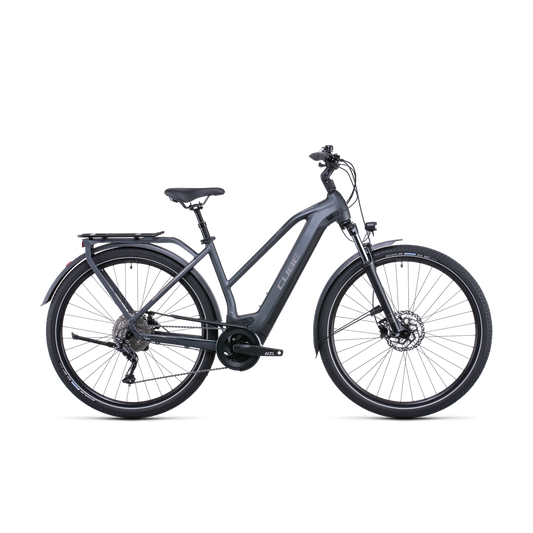 Cube Kathmandu Hybrid ONE 625 Trapeze Hybrid Bike Grey 'n' Teak