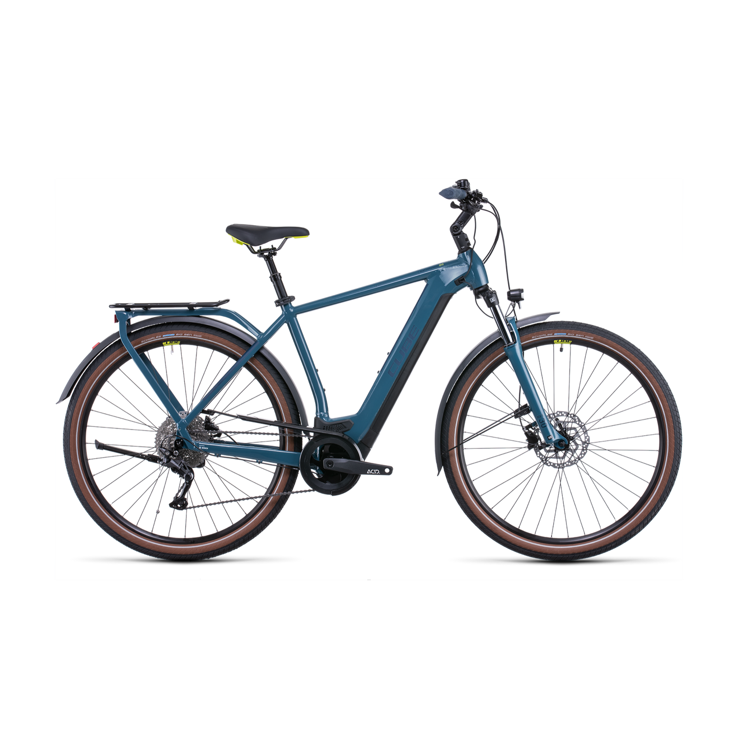 Cube Kathmandu Hybrid ONE 625 Hybrid Bike Teal 'n' Lime