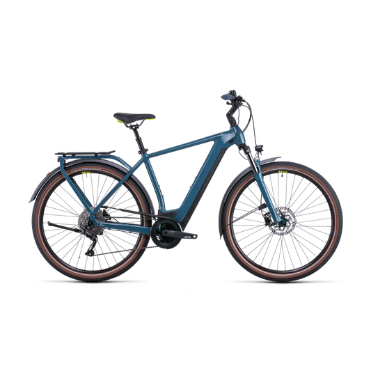 Cube Kathmandu Hybrid ONE 625 Hybrid Bike Teal 'n' Lime