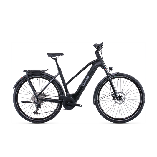 Cube Kathmandu Hybrid EXC 750 Trapeze Hybrid Bike Black 'n' Silver