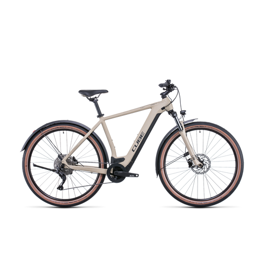 Cube Nuride Hybrid Pro 625 Allroad Electric Hybrid Bike Desert 'n' Black