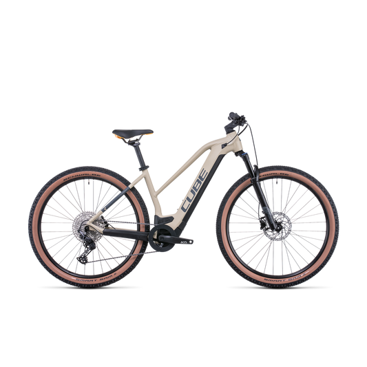 Cube Reaction Hybrid Pro 500 Trapeze Electric Hardtail Mountain Bike Desert 'n' Orange