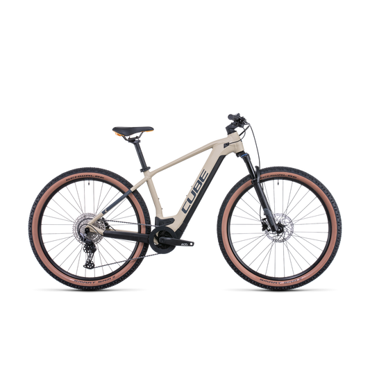 Cube Reaction Hybrid Pro 625 Electric Hardtail Mountain Bike Desert 'n' Orange