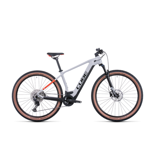 Cube Reaction Hybrid Pro 500 Electric Hardtail Mountain Bike Grey 'n' Red