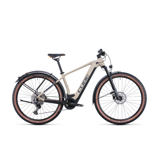 Cube Reaction Hybrid Pro 500 Allroad Electric Hardtail Mountain Bike Desert 'n' Orange