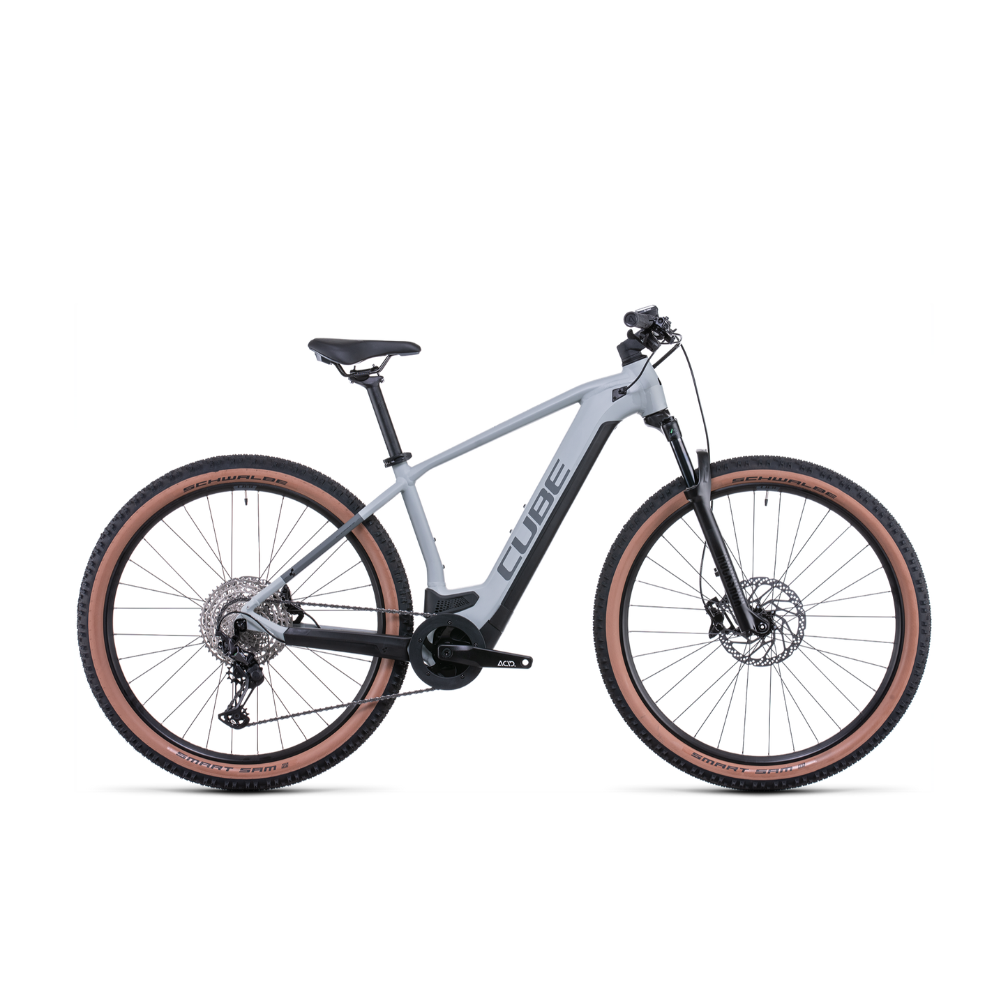 Cube Reaction Hybrid Race 625 Electric Hardtail Mountain Bike Lunar Grey