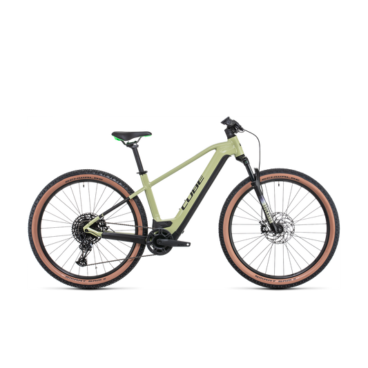 Cube Reaction Hybrid EXC 750 Electric Hardtail Mountain Bike Green 'n' Flash Green