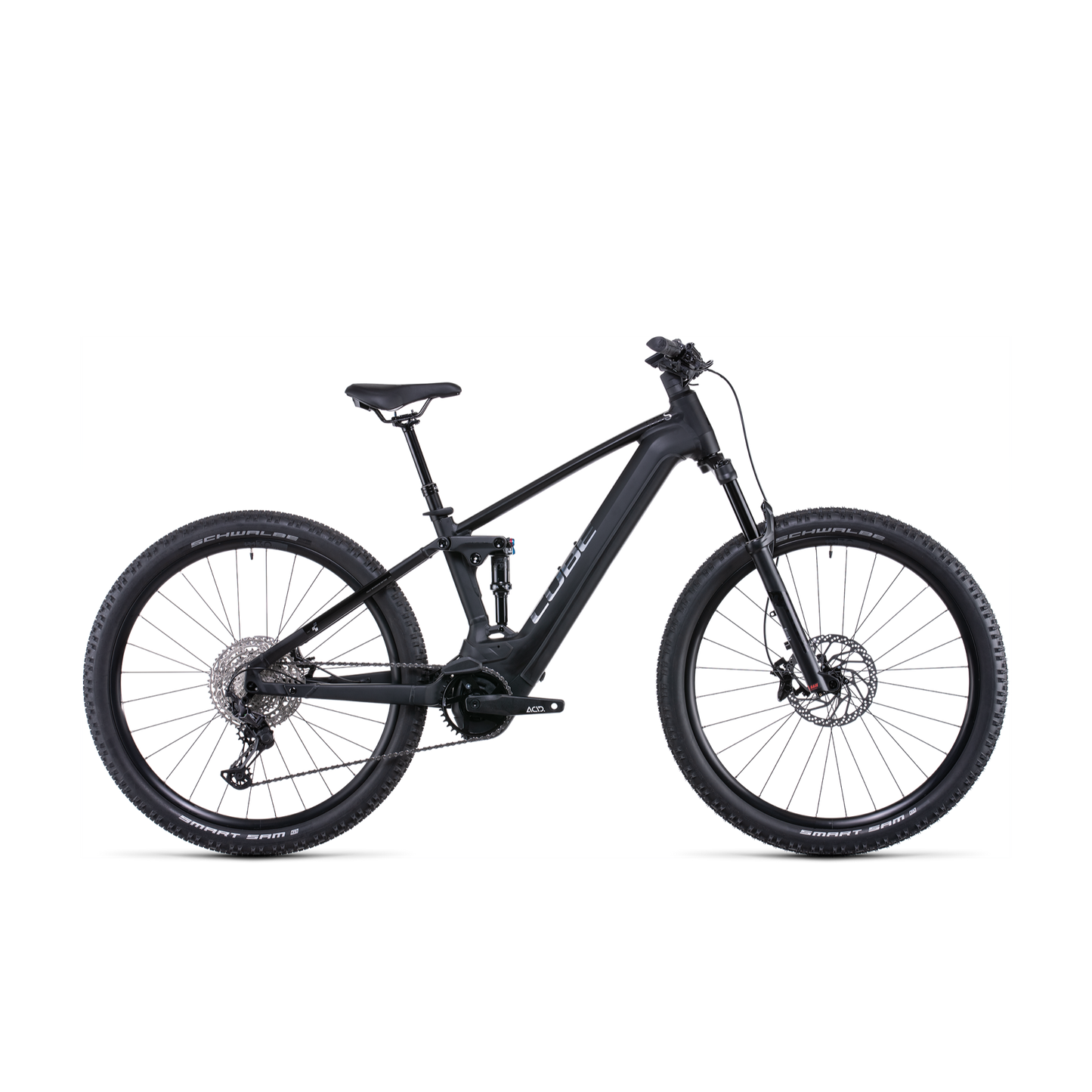 Cube Stereo Hybrid 120 SL 750 Electric Dual Suspension Mountain Bike Black 'n' Metal