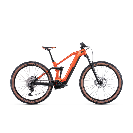 Cube Stereo Hybrid 140 HPC Pro 625 Dual Suspension Mountain Bike 27.5'' Orange 'n' Black