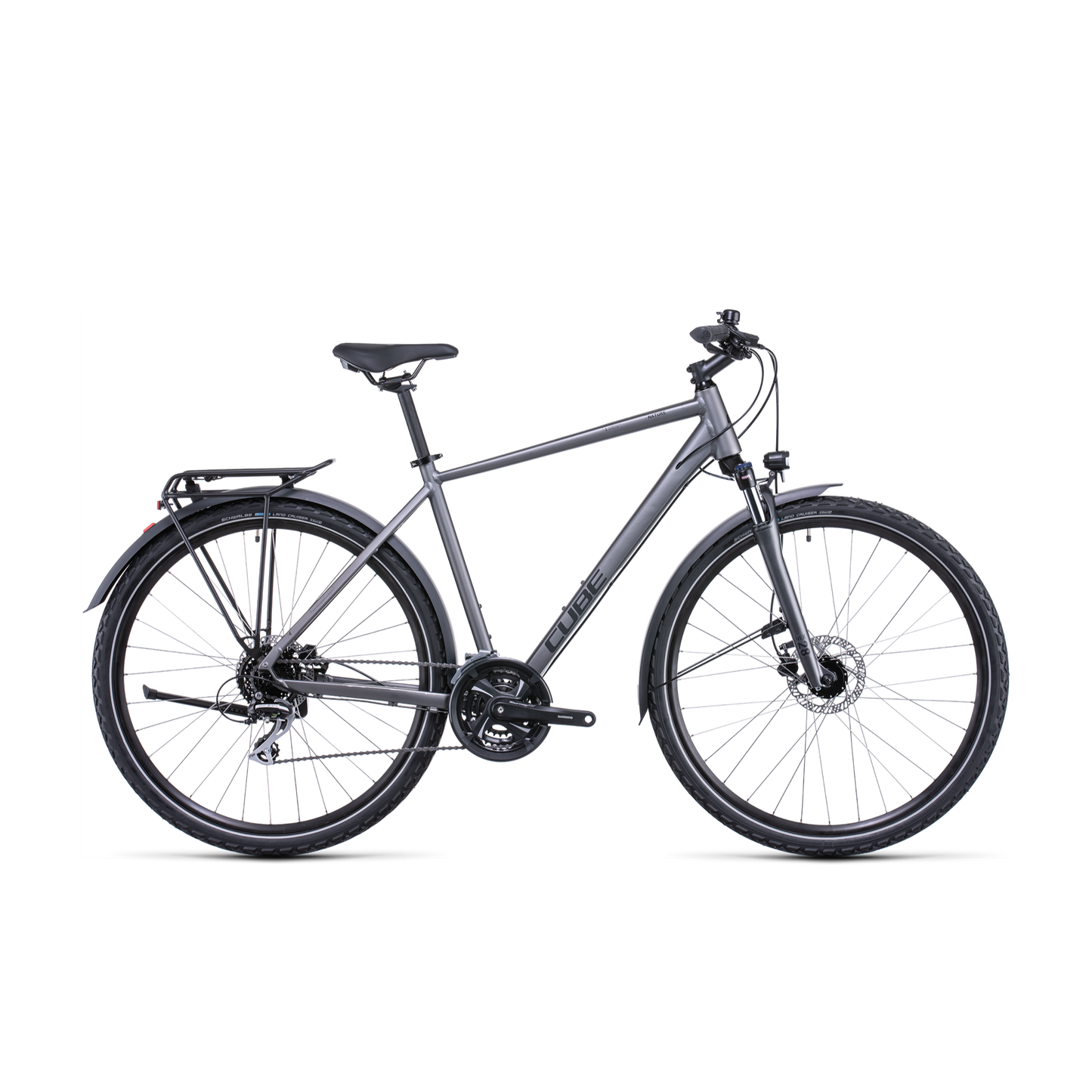 Cube Nature All Road Hybrid Bike Graphite Black