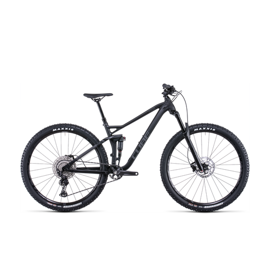 Cube Stereo 120 Race Dual Suspension Mountain Bike Black Anodized