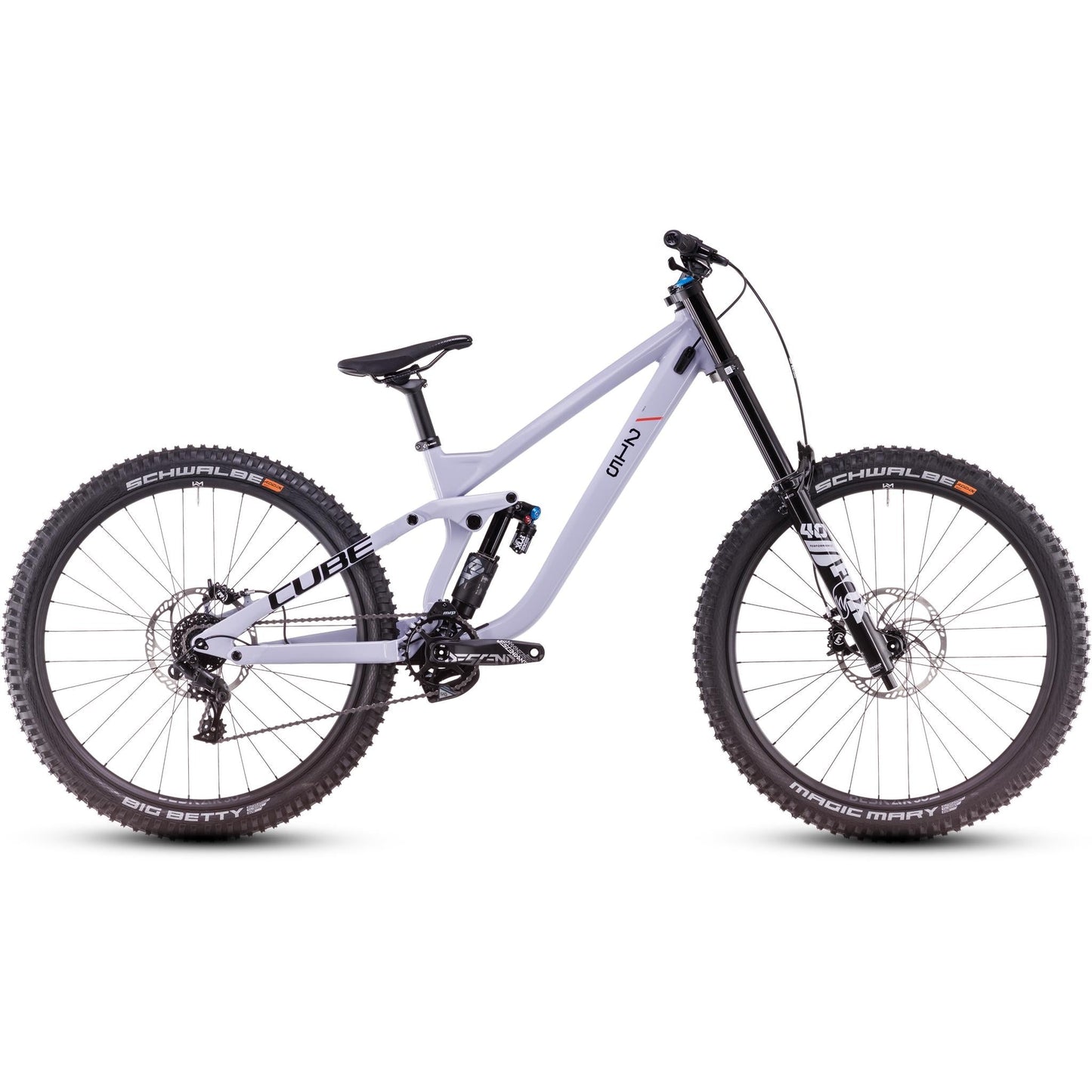 Cube TWO15 Race 27.5'' Downhill Bike Cyclamen'n'Black