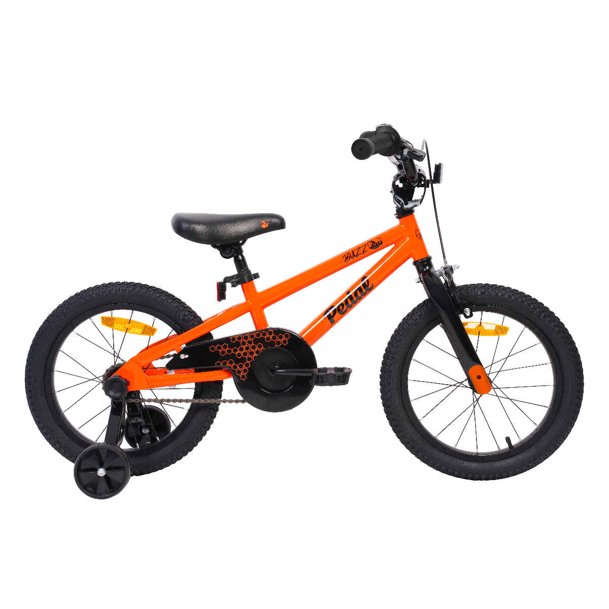 Pedal Buzz Steel Kids Bike Orange