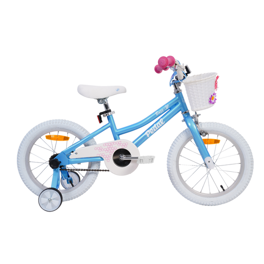 Pedal Buzz Steel Kids Bike Light Blue