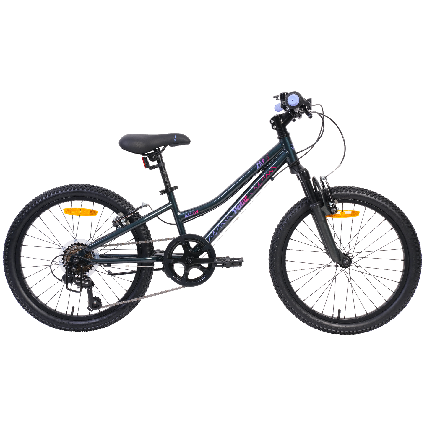 Pedal Zap 20'' Kids Bike Grey/Pink