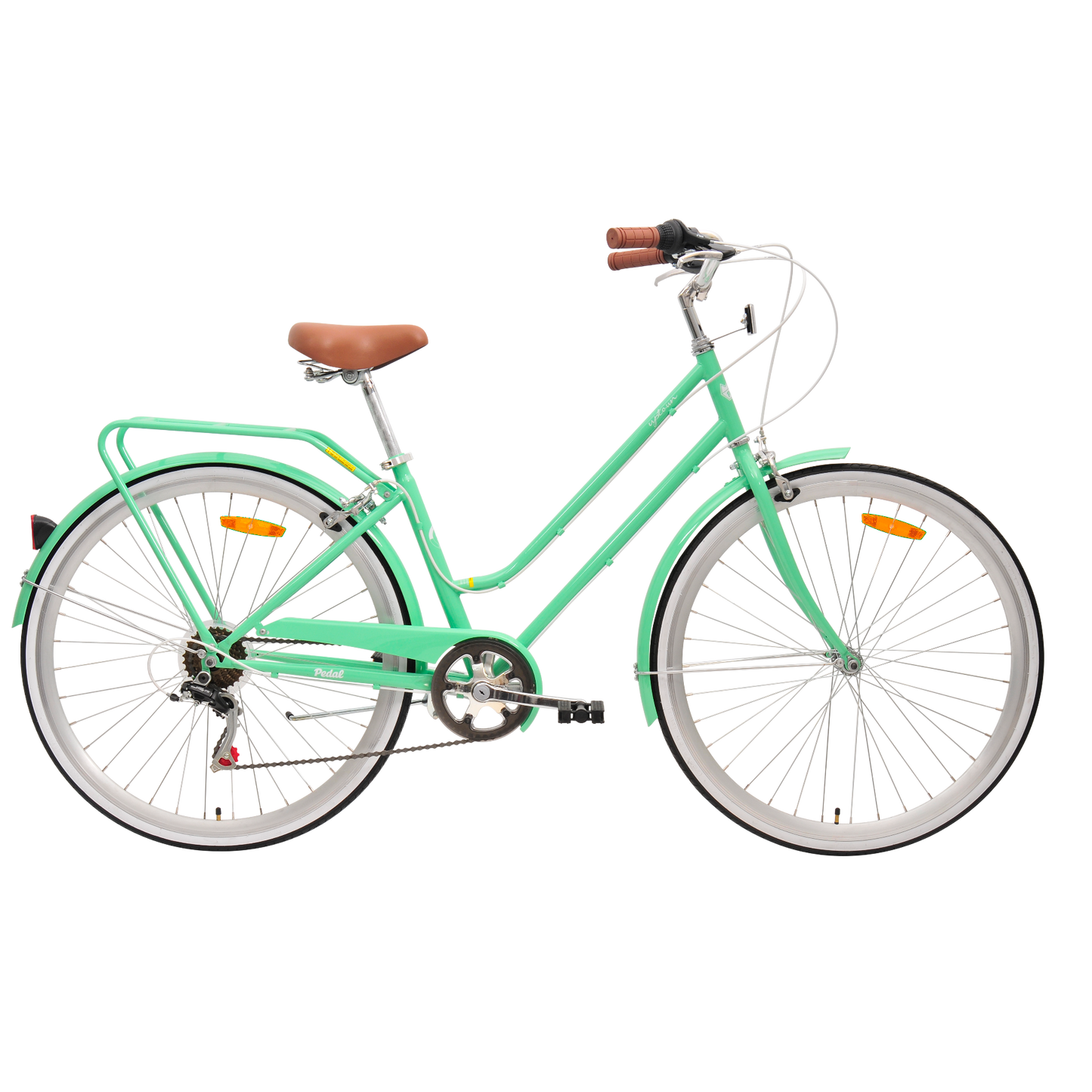 Pedal Uptown Vintage Cruiser Bike Classic Green