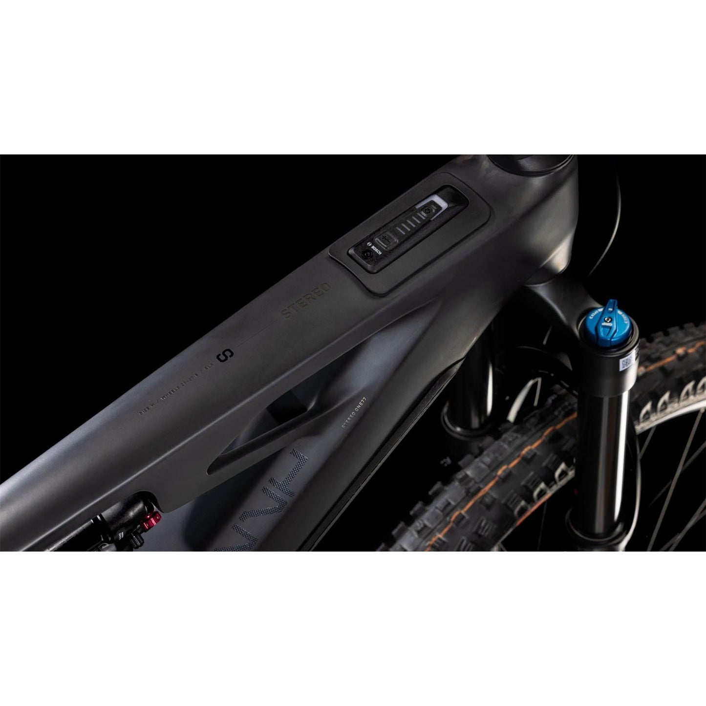 Cube Stereo Hybrid ONE77 HPC SLX 800 Electric Enduro Bike Blackline