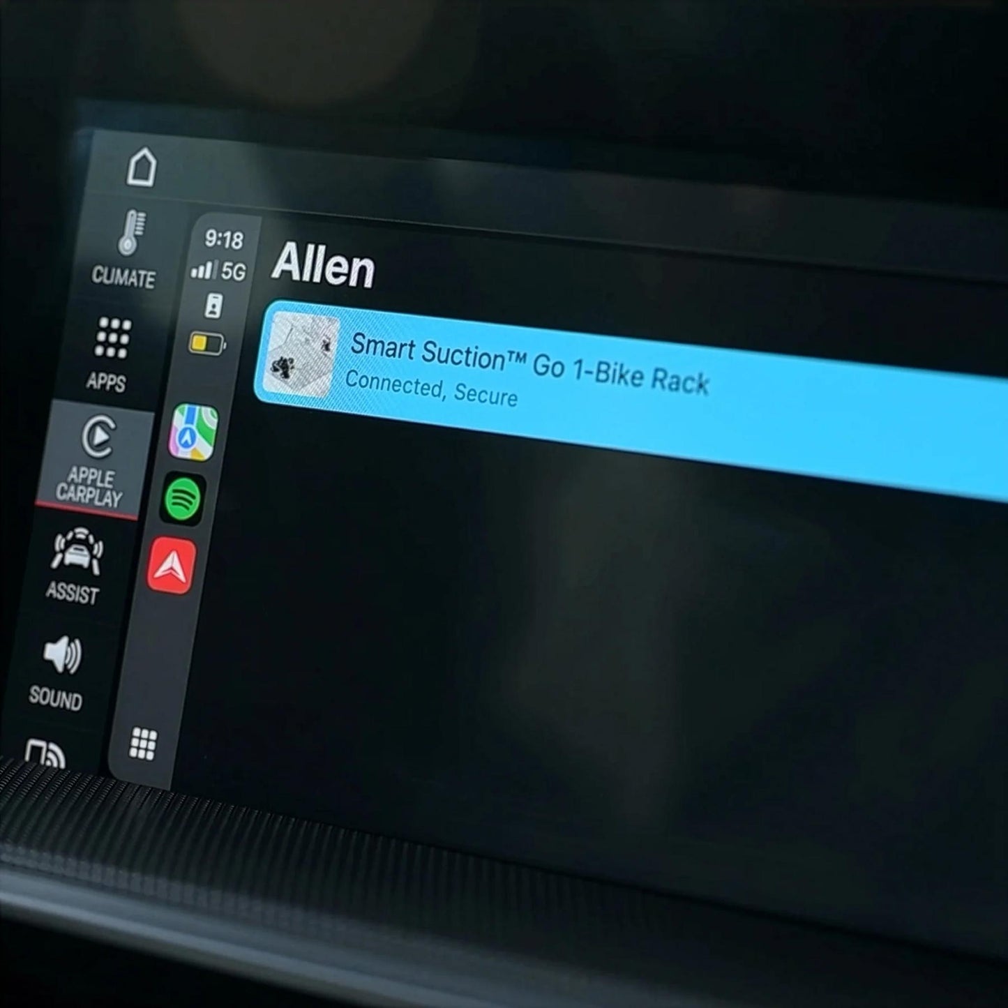 Allen SB-05 Smart Suction Go Compact 1-Bike Roof Rack