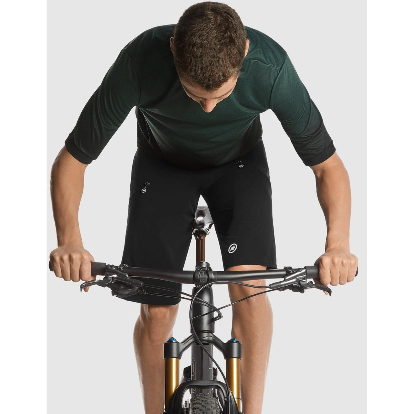 Assos Trail T3 Short Sleeve MTB Jersey Schwarzwald Green XS