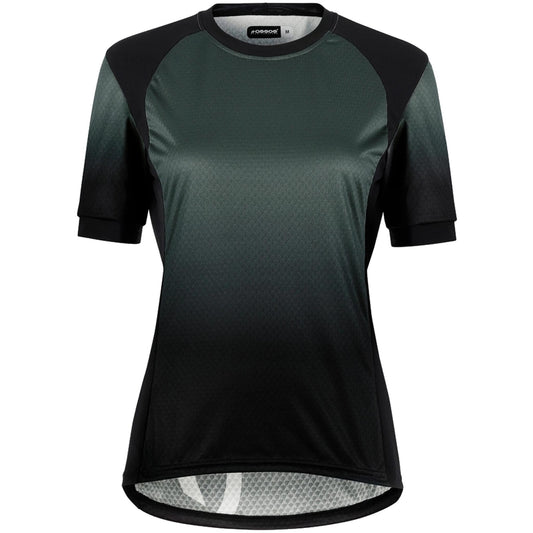 Assos Trail T3 Womens Short Sleeve MTB Jersey Schwarzwald Green