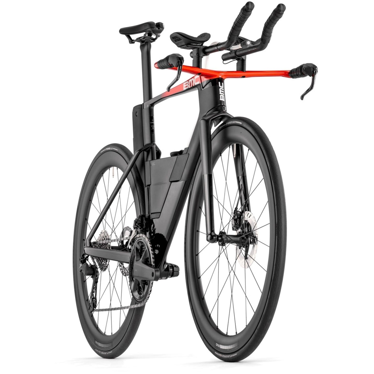 BMC Speedmachine 01 Three Triathlon Bike Carbon/Neon Red