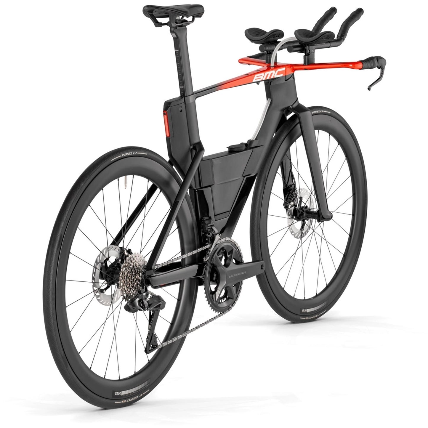 BMC Speedmachine 01 Three Triathlon Bike Carbon/Neon Red