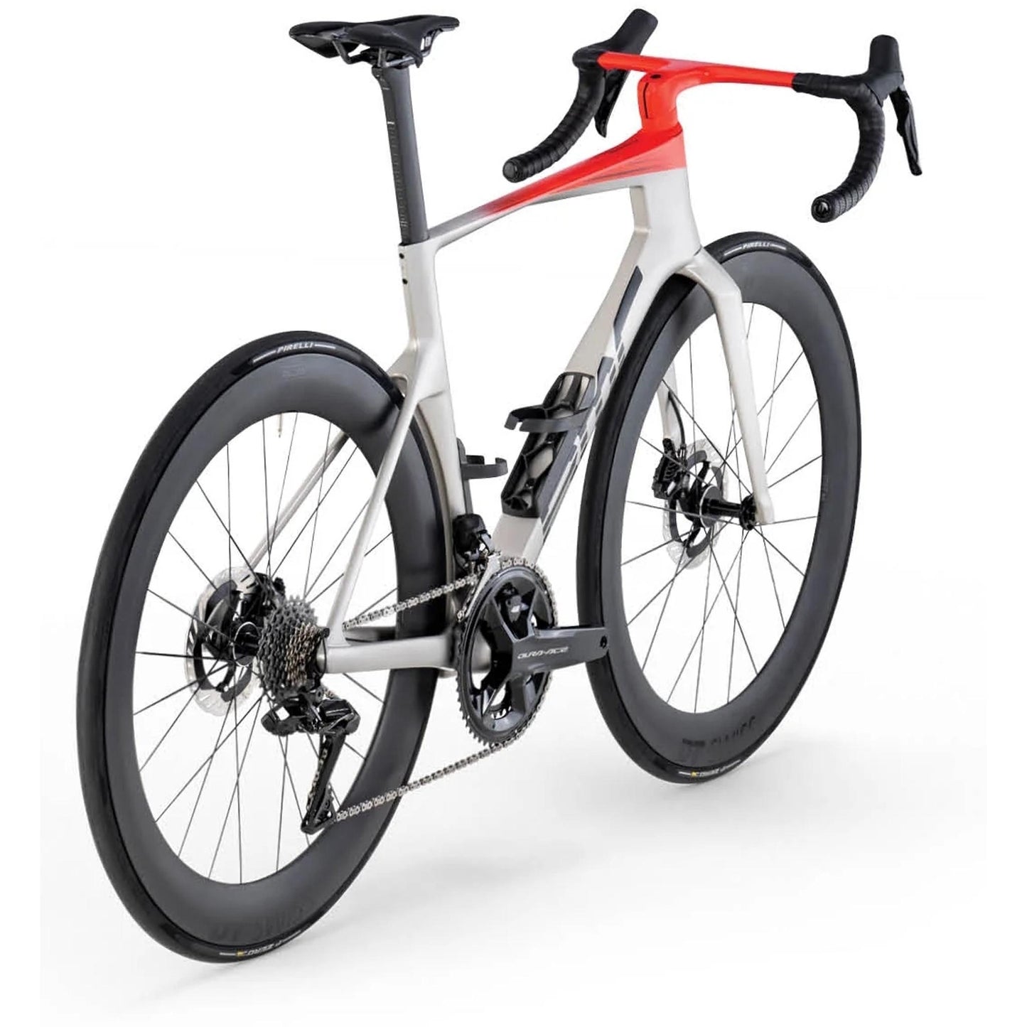 BMC Teammachine R 01 Two Aero Road Bike Arctic Silver/Neon Red