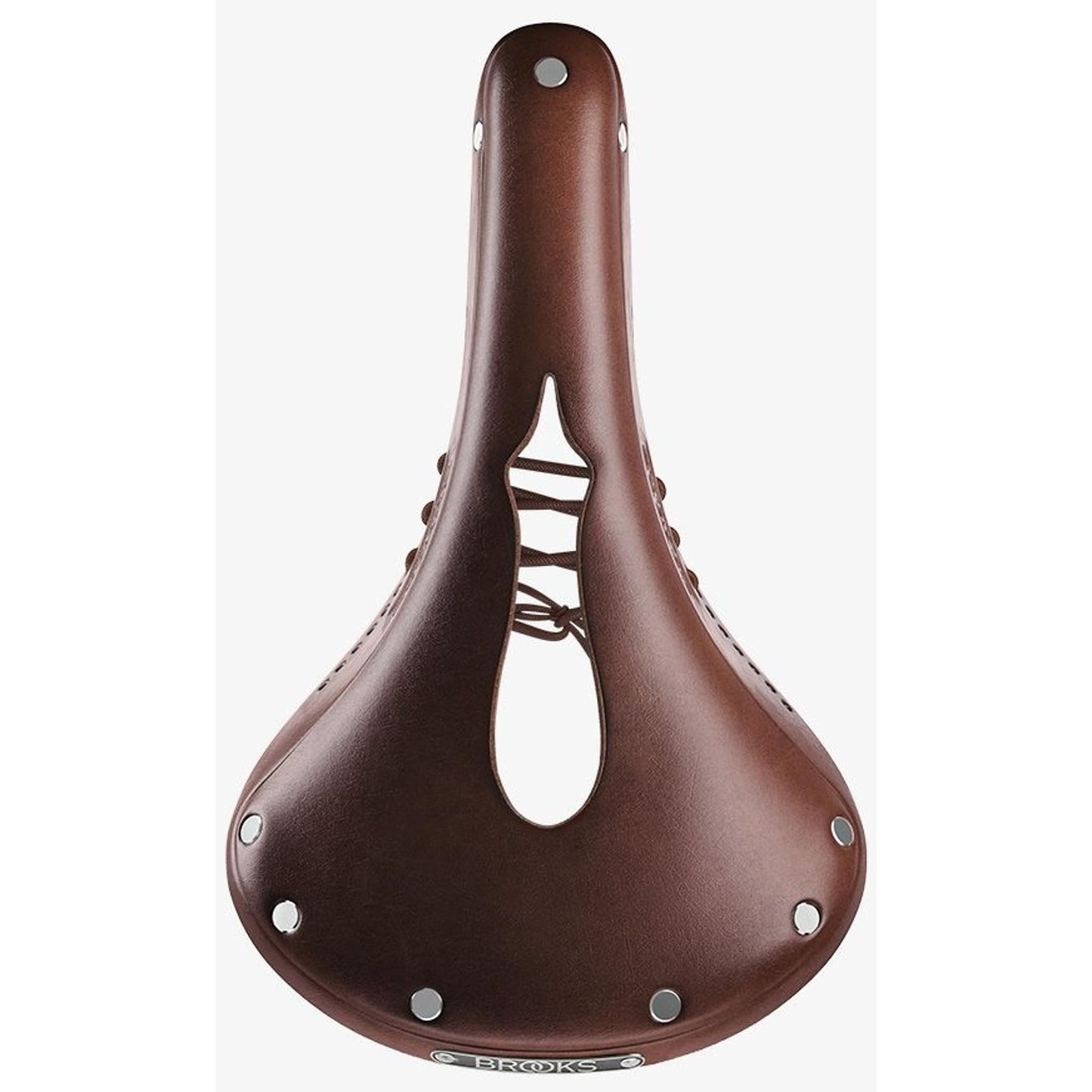 Brooks B17 Carved Leather Saddle Brown