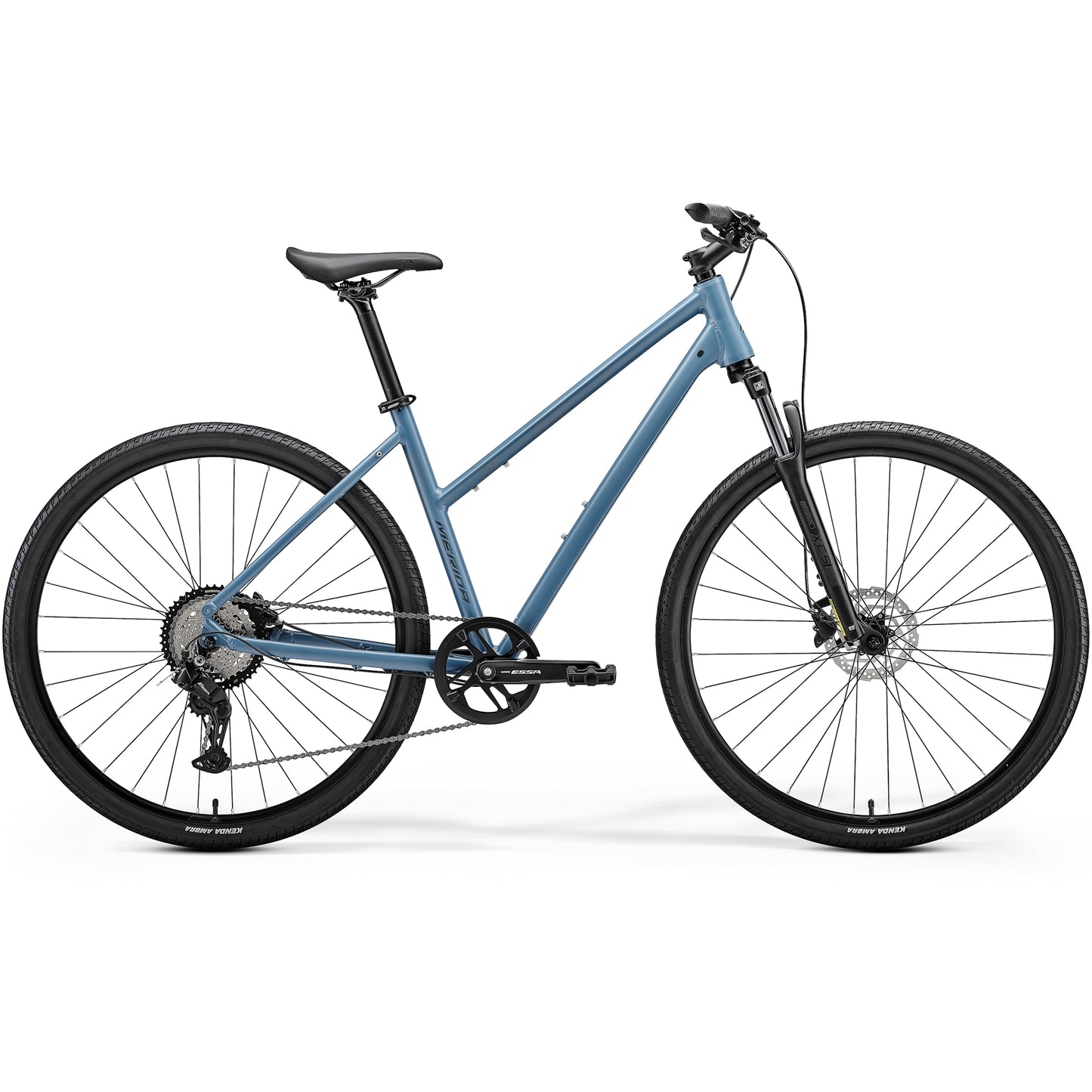 Merida Crossway 20W Hybrid Bike Silk Dove Blue