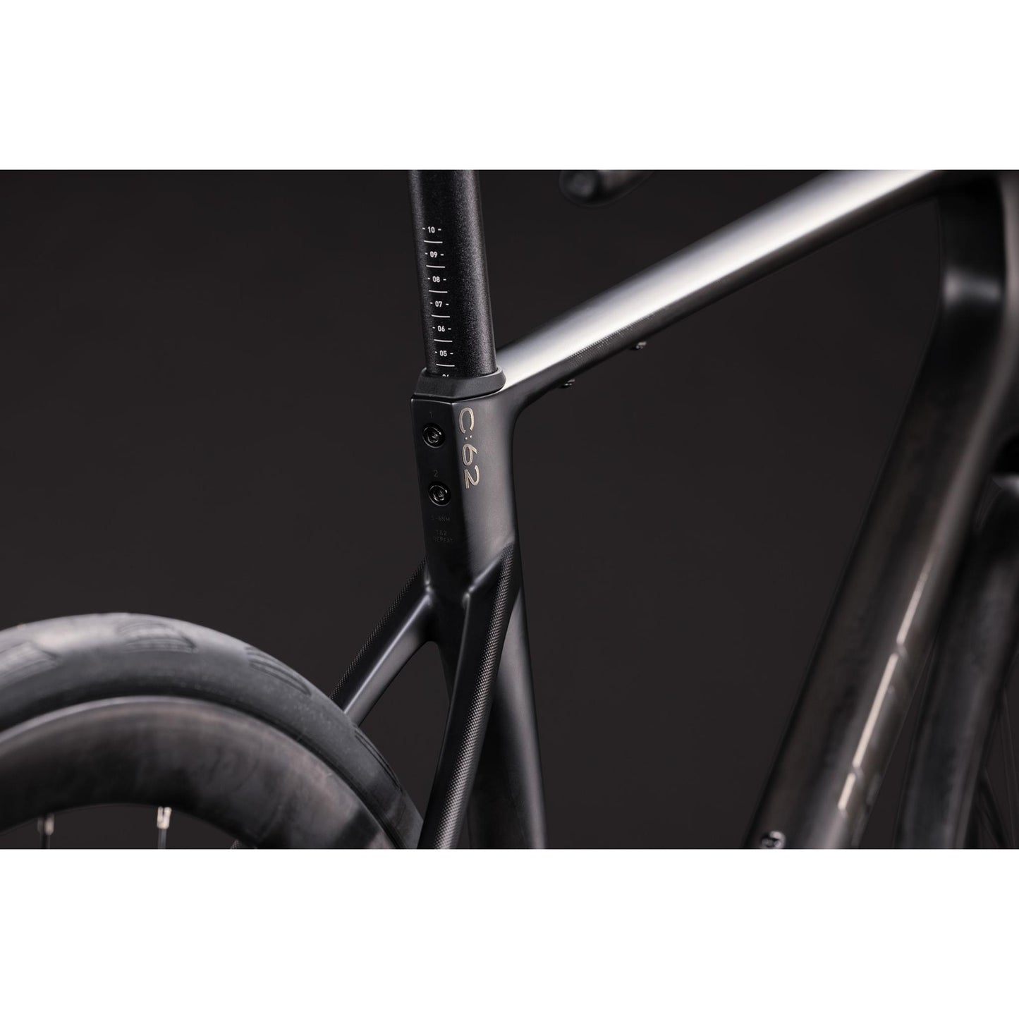 Cube Attain C:62 Race Road Bike Carbon'n'Coal Chrome