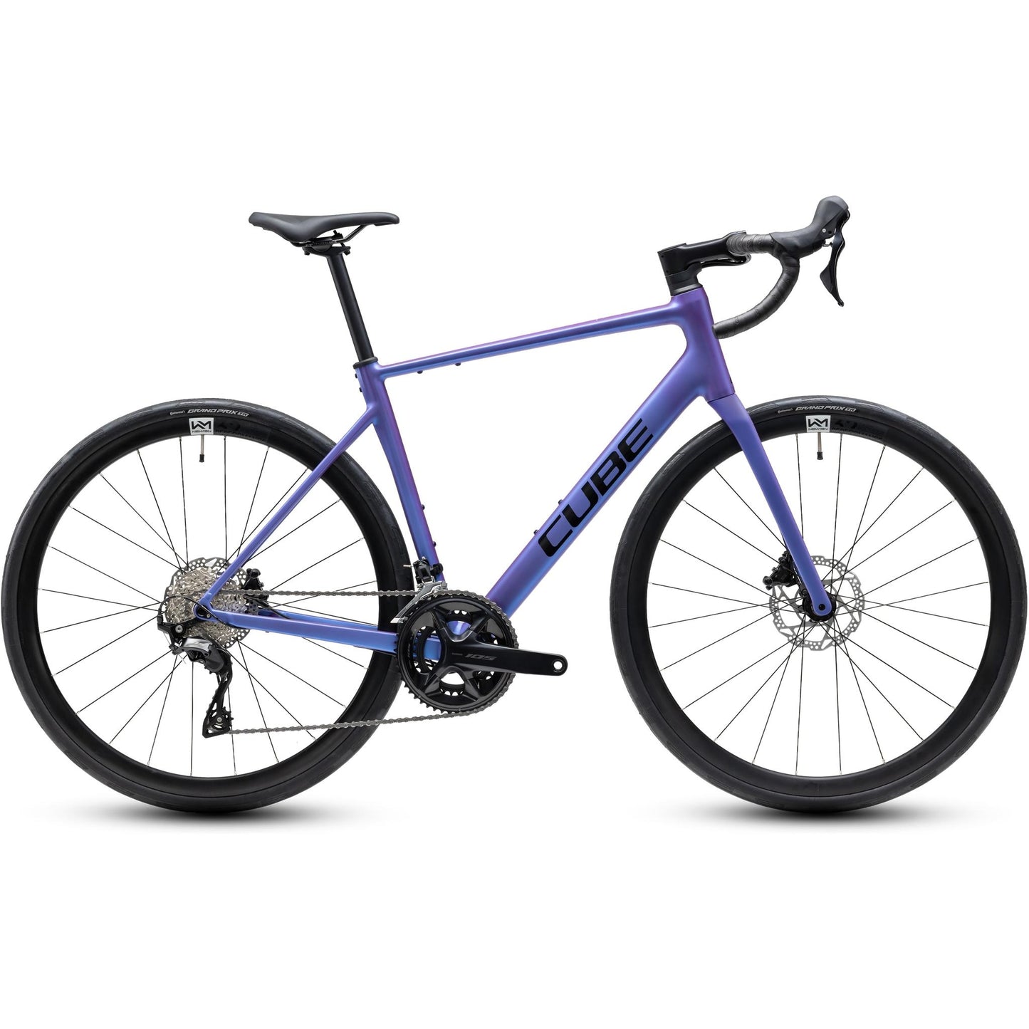 Cube Attain SLX Road Bike Blue Iris'n'Black