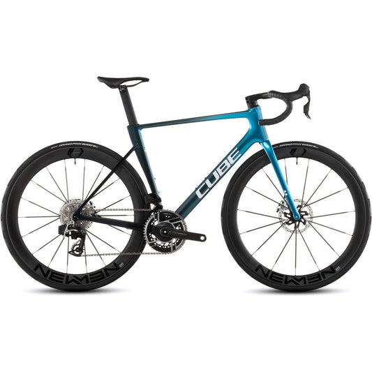 Cube Litening AIR C68X SLX Road Bike Chromeblue'n'Liquidblue