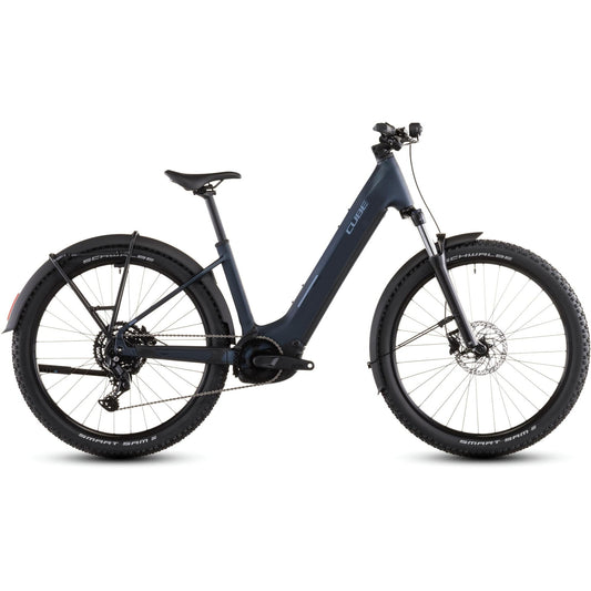Cube Reaction Hybrid Performance Easy Entry 600 FE Electric Hardtail Mountain Bike Indigoblue'n'Reflex