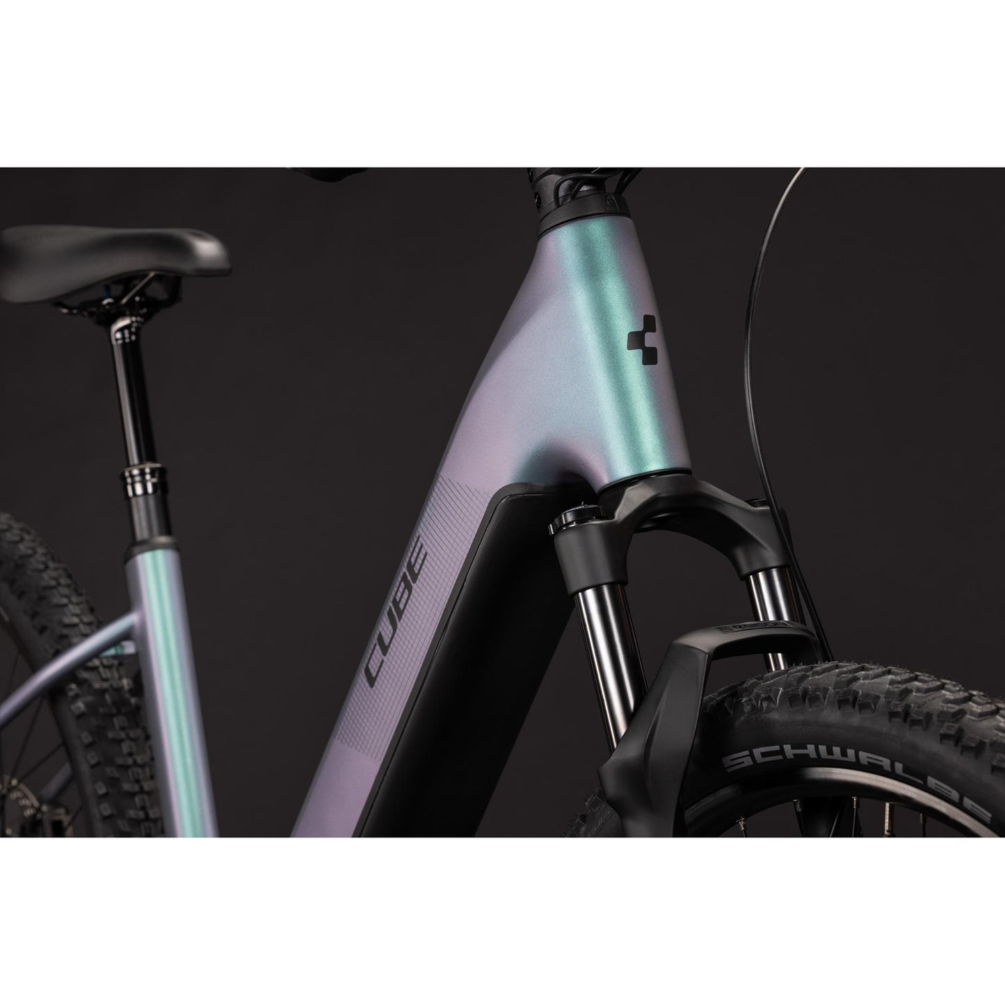 Cube Reaction Hybrid Pro EE 800 Electric Hardtail Mountain Bike Polar Light'n'Black