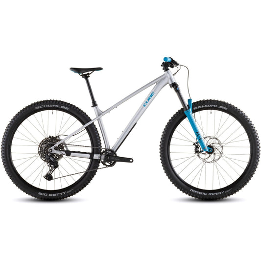 Cube Reaction TM ONE Hardtail Trail Bike Rawmetal'n'Blue