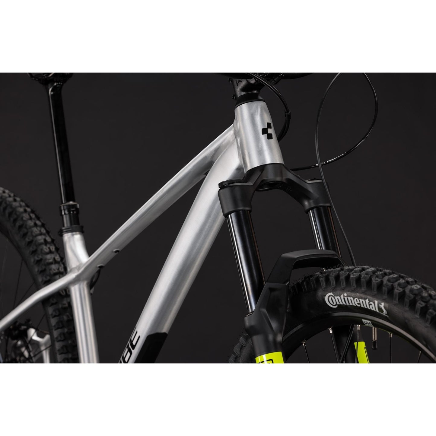 Cube Reaction TM Pro Hardtail Mountain Bike Raw'n'Black