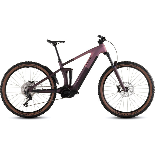 Cube Stereo Hybrid ONE44 Pro 800 Electric Trail Bike Shiftblush'n'Raisin