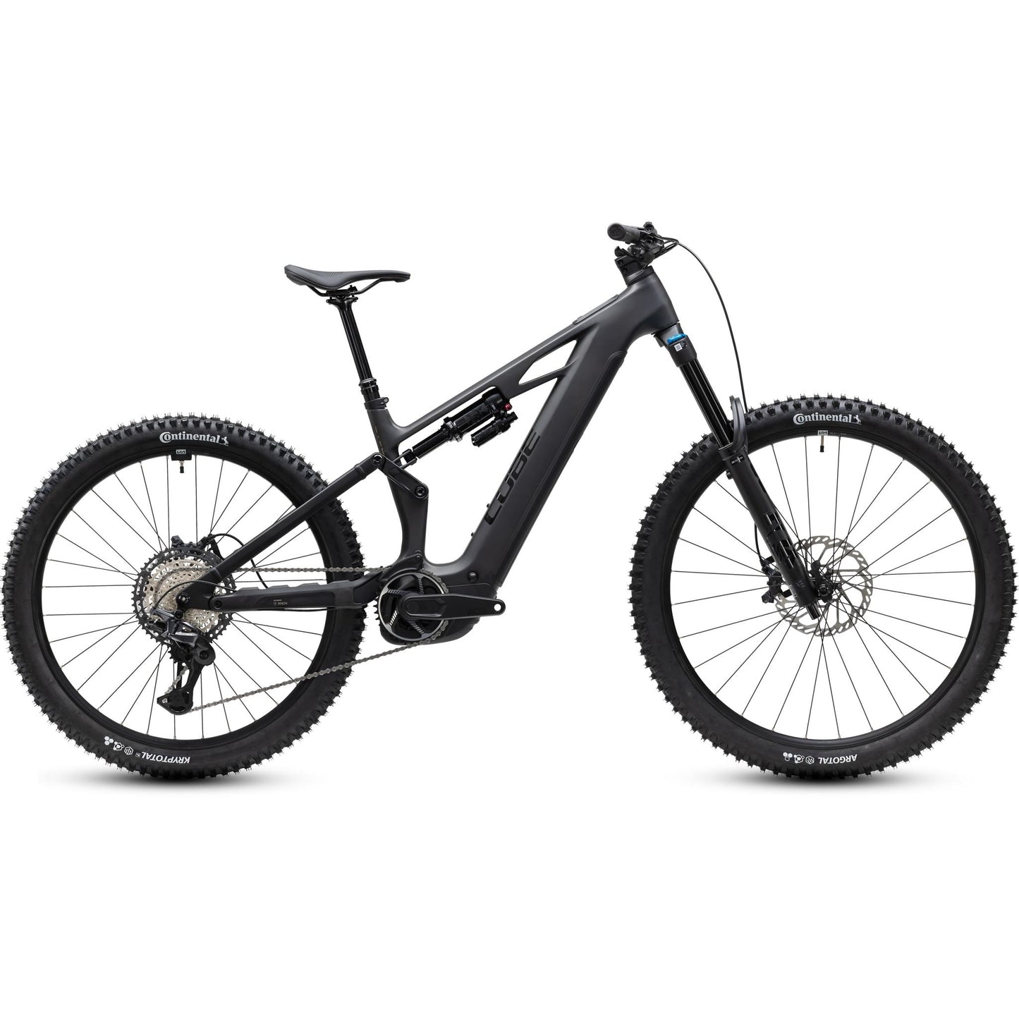 Cube Stereo Hybrid ONE77 HPC SLX 800 Electric Enduro Bike Blackline