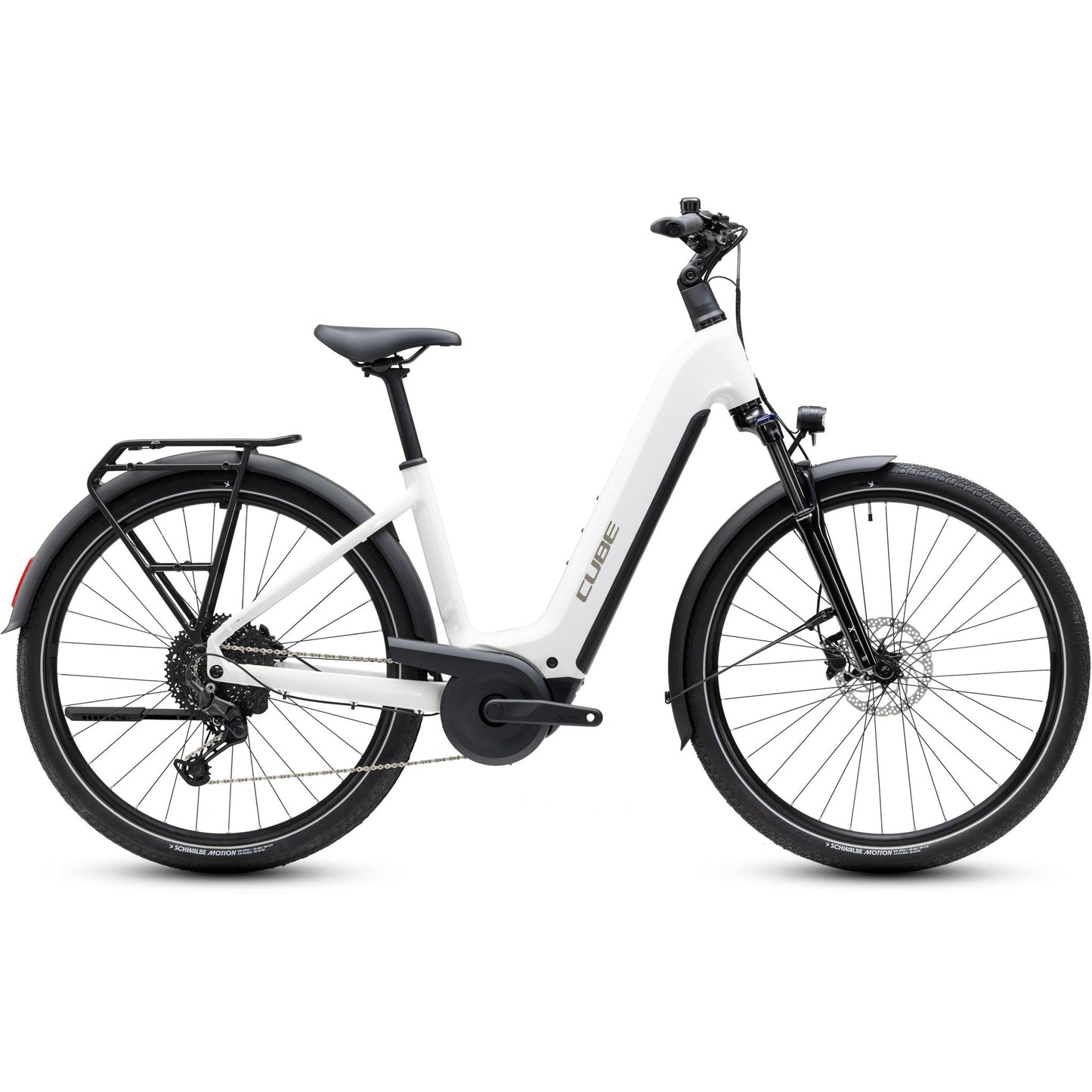 Cube Touring Hybrid ONE EE 720 Electric Hybrid Bike Metallic White'n'Chrome