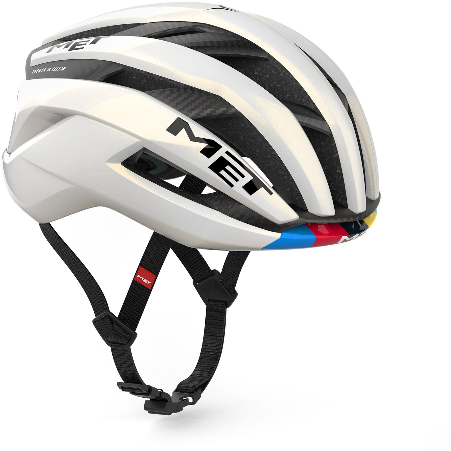 MET Trenta 3K Carbon MIPS Road Helmet Rainbow Ltd Edition