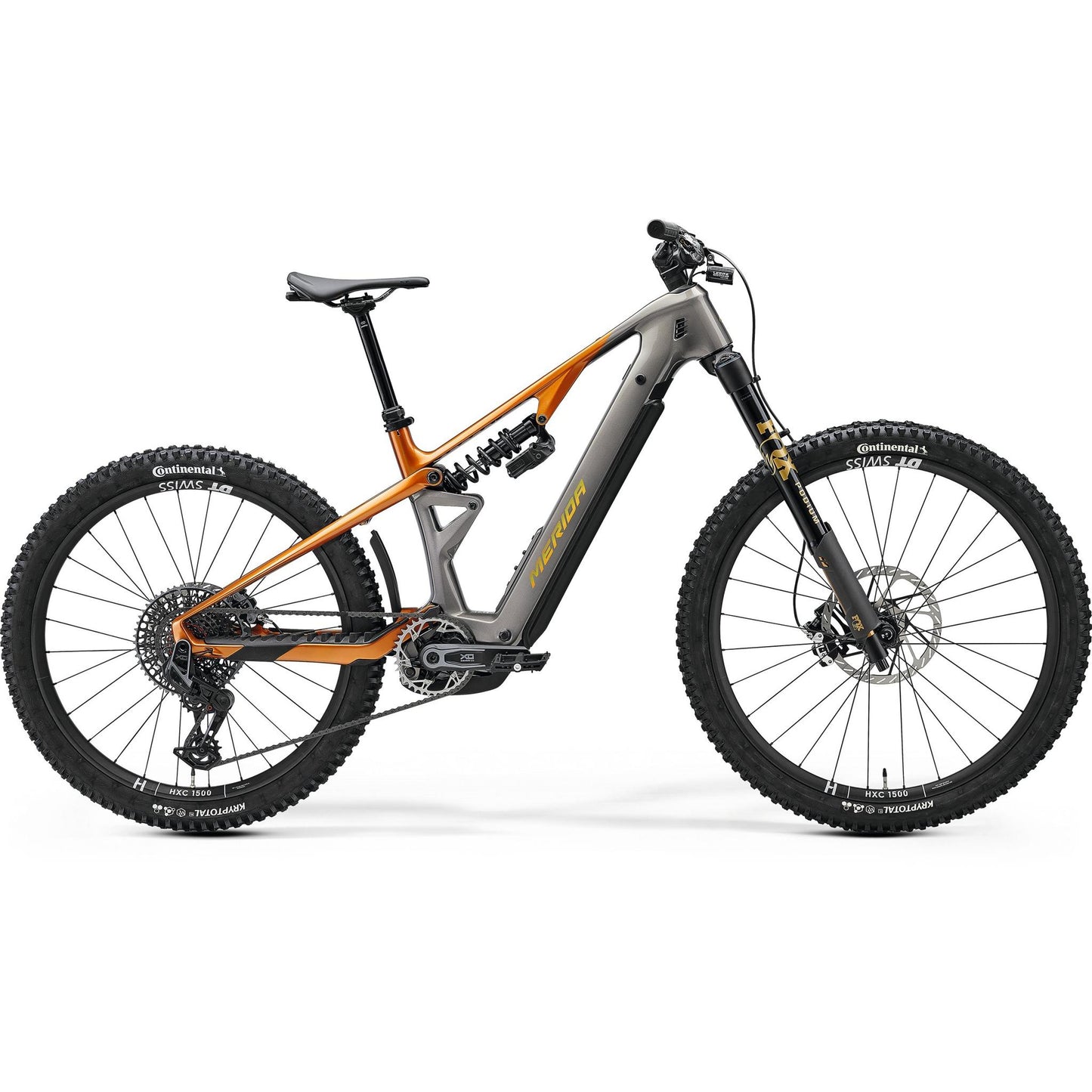 Merida Lithos 10K Electric Enduro Bike Grey/Wild Honey