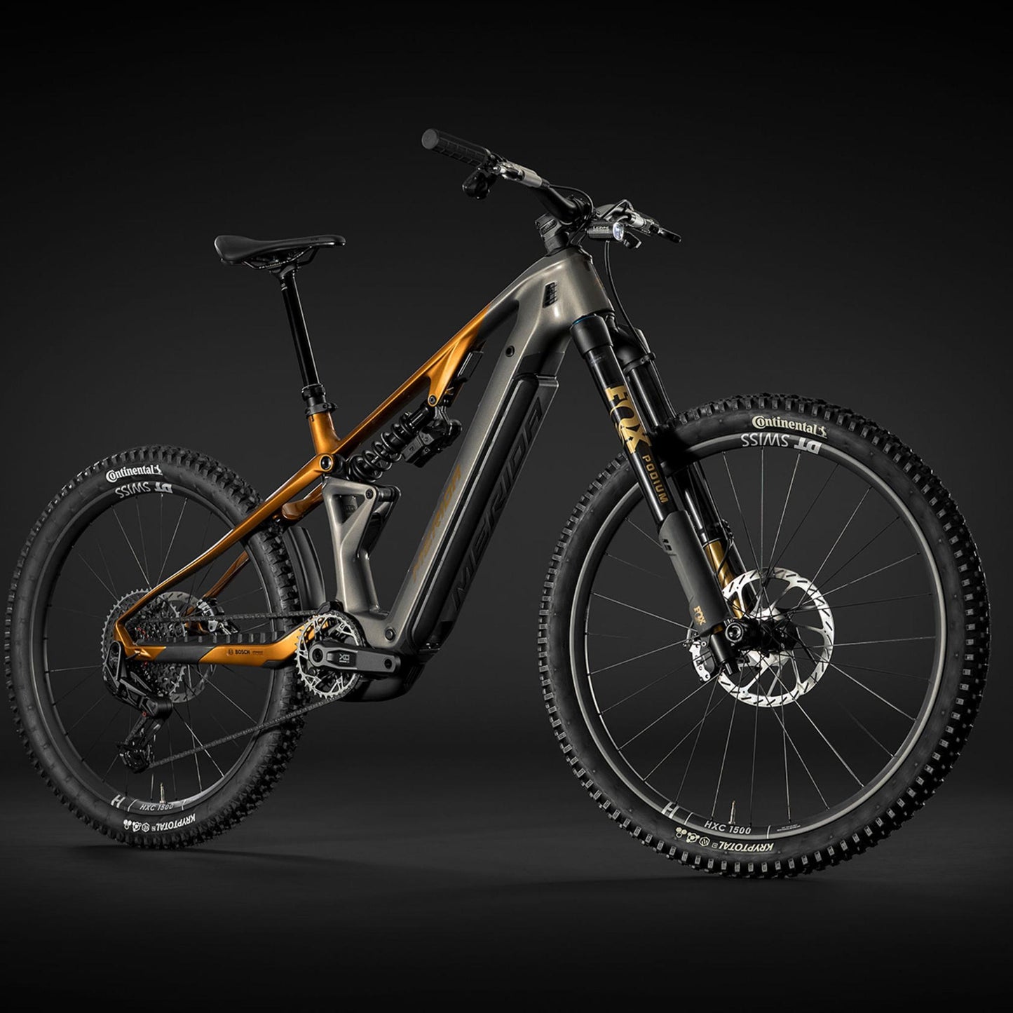 Merida Lithos 10K Electric Enduro Bike Grey/Wild Honey