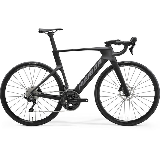 Merida Reacto 4000 Aero Road Bike Silk Black/Gunmetal Grey