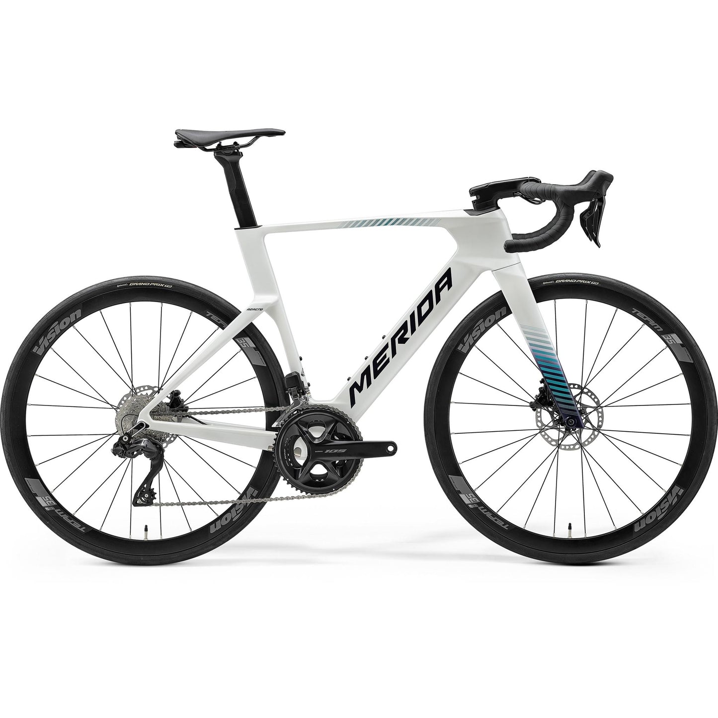 Merida Reacto 5000 Aero Road Bike White/Teal