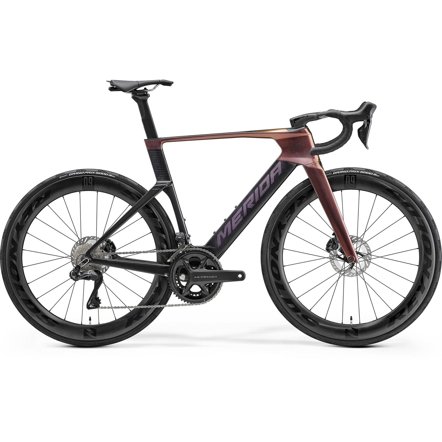 Merida Reacto 8000 Aero Road Bike Rainbow Purple