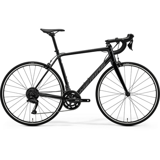 Merida Scultura Rim 100 Road Bike Metallic Black/Gunmetal Grey