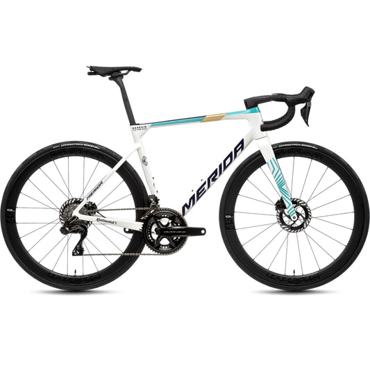 Merida Scultura Team Road Race Bike Teal/Pearl/Team